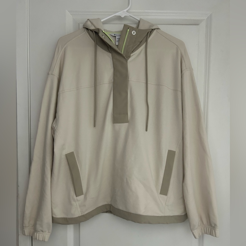Athleta Hooded Pullover Size Medium - image 1